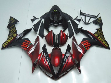 2007-2008 Marron Red Black Fiat Yamaha YZF R1 Motorcycle Fairings