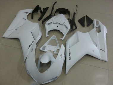 2007-2014 White Ducati 848 Motorcycle Fairings