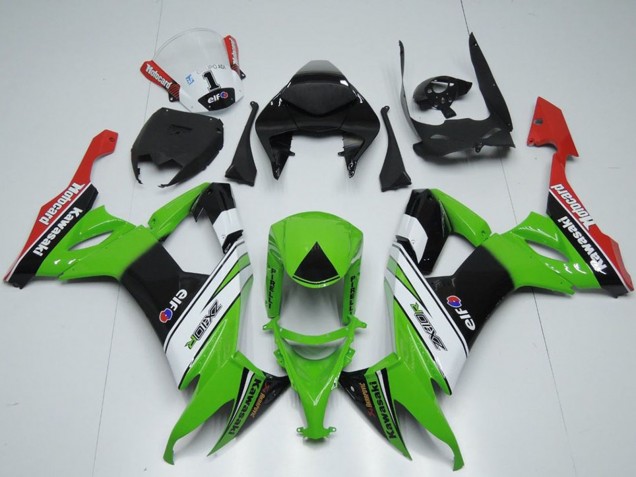 2008-2010 Green White Black Red Elf Motorrad Kawasaki ZX10R Motorcycle Fairings