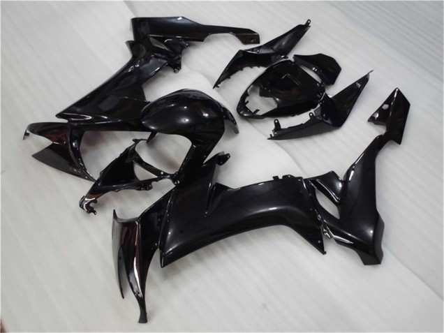 2008-2010 Glossy Black Kawasaki ZX10R Motorcycle Fairing
