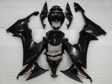 2008-2010 Glossy Black Kawasaki ZX10R Motorcycle Fairing