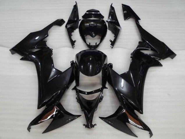 2008-2010 Glossy Black Kawasaki ZX10R Motorcycle Fairing