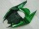 2008-2010 Glossy Black Green Flame Kawasaki ZX10R Motorcycle Fairings