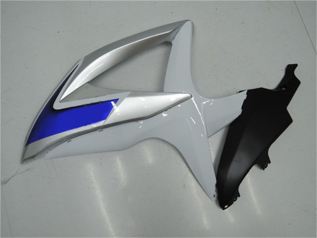 2008-2010 Silver White Blue Black Suzuki GSXR 600/750 Motorcycle Fairings