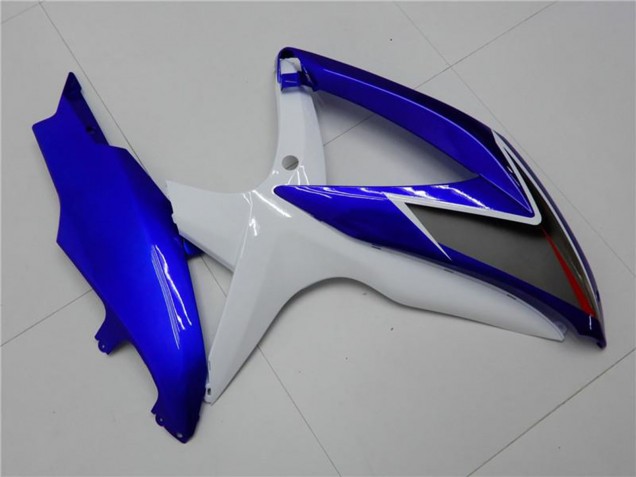2008-2010 White Blue Black Red Line Suzuki GSXR 600/750 Motorcycle Fairings