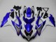 2008-2010 White Blue Black Red Line Suzuki GSXR 600/750 Motorcycle Fairings