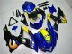 2008-2010 Blue Yellow Shark Suzuki GSXR 600/750 Motorcycle Fairings