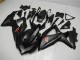 2008-2010 Matte Black Red Suzuki GSXR 600/750 Motorcycle Fairings
