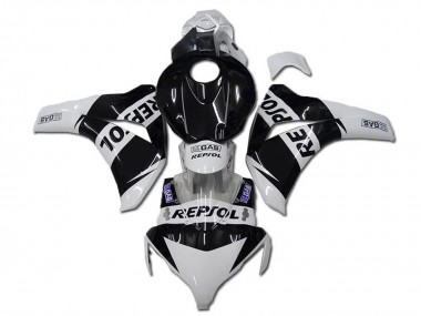 2008-2011 White Glossy Black Repsol Honda CBR1000RR Motorcycle Fairings