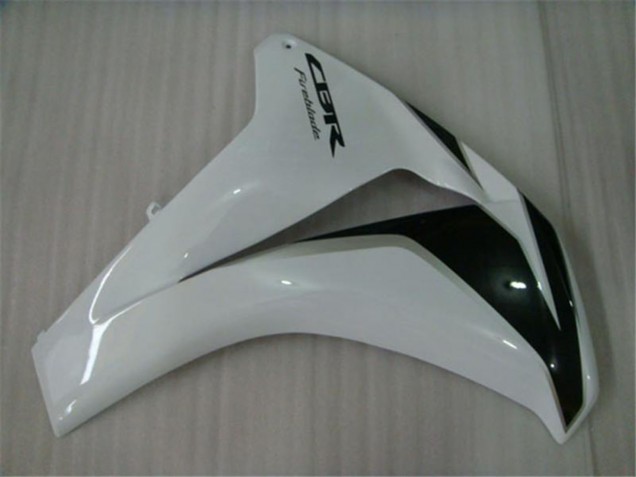 2008-2011 White Glossy Black Honda CBR1000RR Motorcycle Fairings Kits
