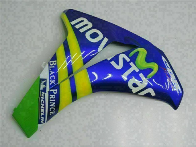 2008-2011 Blue Yellow Green MoviStar Castrol Honda CBR1000RR Motorcycle Fairings