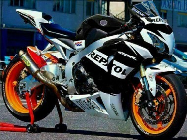 2008-2011 Silver White Glossy Black Repsol Honda CBR1000RR Motorcycle Fairings