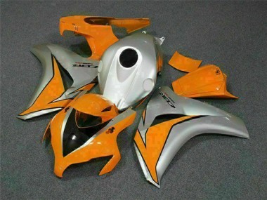 2008-2011 Silver Orange Honda CBR1000RR Motorcycle Fairings