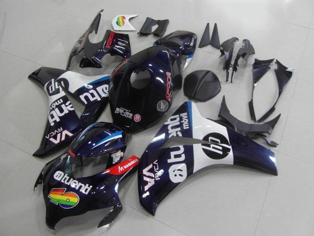 2008-2011 Dark Bule White Red Tuenli HP Honda CBR1000RR Motorcycle Fairings