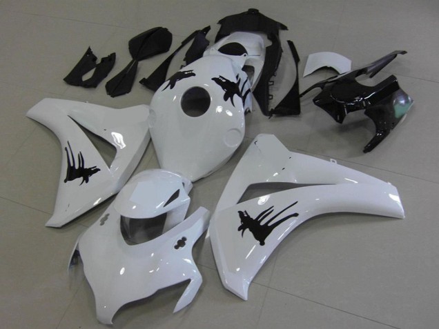 2008-2011 White Black with Special Decals Honda CBR1000RR Motorcycle Fairings