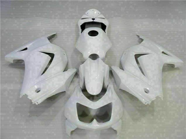 2008-2012 White Kawasaki EX250 Motorcycle Fairings