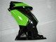 2008-2012 Glossy Black Green Kawasaki EX250 Motorcycle Fairings