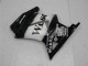2008-2012 Glossy Black White West Kawasaki EX250 Motorcycle Fairings