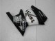 2008-2012 Glossy Black White West Kawasaki EX250 Motorcycle Fairings
