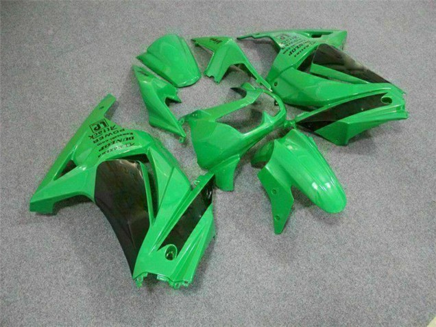 2008-2012 Green Black Kawasaki EX250 Motorcycle Fairings