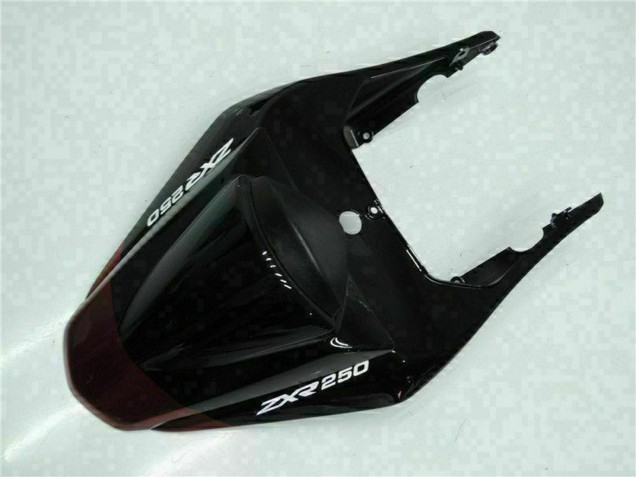 2008-2012 Glossy Black Maroon Red Kawasaki EX250 Motorcycle Fairings