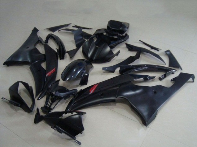 2008-2016 Glossy Black Matte Black Yamaha YZF R6 Motorcycle Fairings
