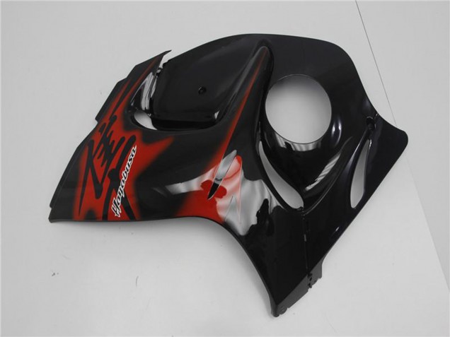 2008-2020 Glossy Black Red Suzuki GSXR 1300 Hayabusa Motorcycle Fairings