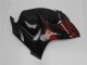 2008-2020 Glossy Black Red Suzuki GSXR 1300 Hayabusa Motorcycle Fairings