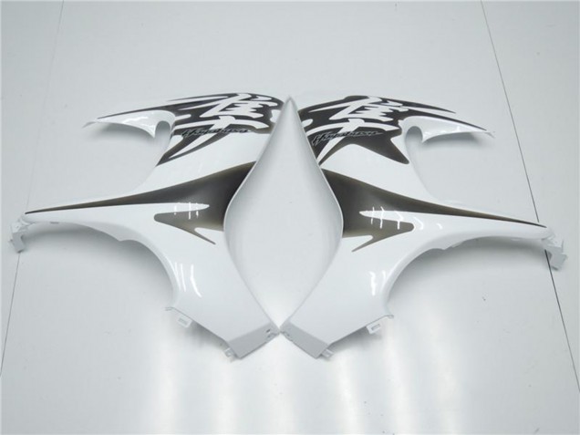 2008-2020 White Suzuki GSXR 1300 Hayabusa Motorcycle Fairings