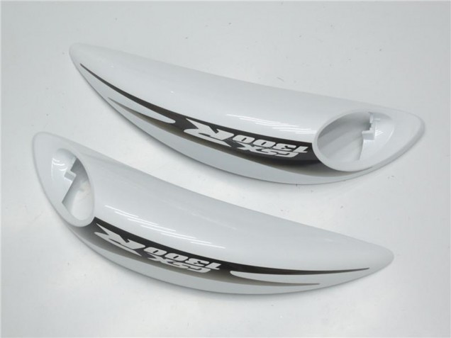 2008-2020 White Suzuki GSXR 1300 Hayabusa Motorcycle Fairings