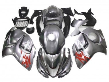 2008-2020 Silver Suzuki GSXR 1300 Hayabusa Motorcycle Fairings