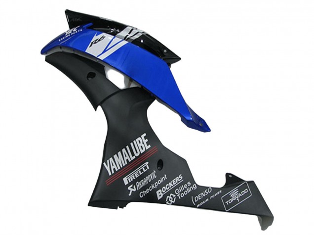 2008-2016 White Blue Matte Black Yamalube Yamaha YZF R6 Motorcycle Fairings