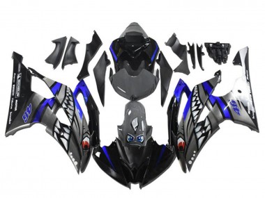 2008-2016 Blue Silver Grey Shark Yamaha YZF R6 Motorcycle Fairings