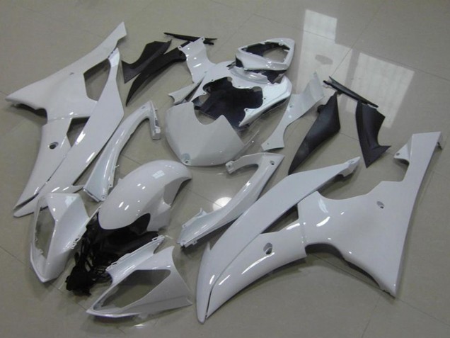 2008-2016 Glossy White Yamaha YZF R6 Motorcycle Fairing