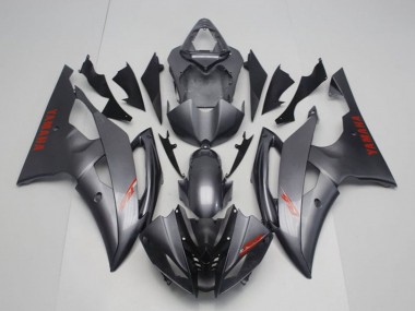 2008-2016 Grey Red Decals Yamaha YZF R6 Motorcycle Fairing