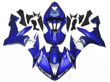 2009-2011 Blue White Yamaha YZF R1 Motorcycle Fairings