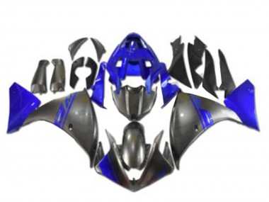 2009-2011 Blue Grey Yamaha YZF R1 Motorcycle Fairings