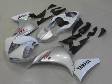 2009-2011 White Silver Yamaha YZF R1 Motorcycle Fairings