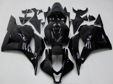 2009-2012 Glossy Black Honda CBR600RR Motorcycle Fairing Kits