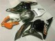 2009-2012 White Orange Glossy Black Honda CBR600RR Motorcycle Fairings