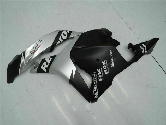 2009-2012 Silver Matte Black Repsol Honda CBR600RR Motorcycle Fairings