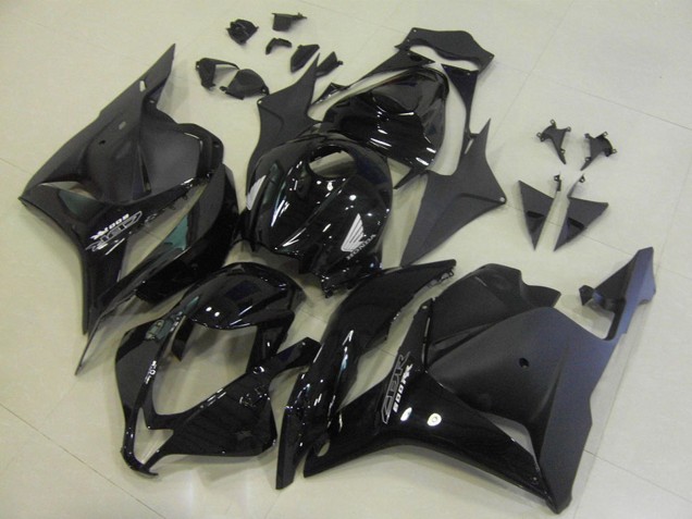 2009-2012 Glossy Black Matte Black OEM Style Honda CBR600RR Motorcycle Fairings