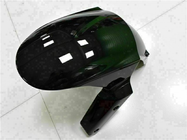 2009-2012 Glossy Black White Ninja Kawasaki ZX6R Motorcycle Fairings