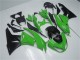 2009-2012 Green Glossy Black Kawasaki ZX6R Motorcycle Fairing Kits