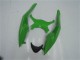 2009-2012 Green Glossy Black Kawasaki ZX6R Motorcycle Fairing Kits