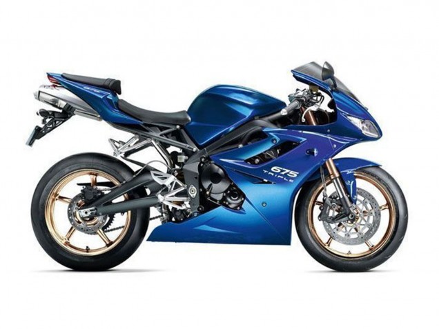 2009-2012 Blue Triumph Daytona 675 Triple Motorcycle Fairings