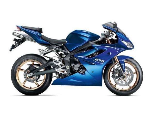 2009-2012 Blue Triumph Daytona 675 Triple Motorcycle Fairings
