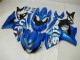 2009-2016 Blue Green White Suzuki GSXR 1000 Motorcycle Fairing Kits