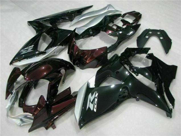 2009-2016 Glossy Black Silver White Suzuki GSXR 1000 Motorcycle Fairings