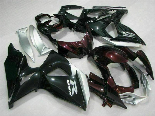2009-2016 Glossy Black Silver White Suzuki GSXR 1000 Motorcycle Fairings
